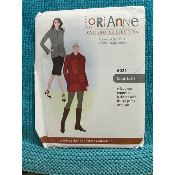 Lorianne Sewing Pattern 6021 Marais Jacket size 6-22 - Picture 1 of 3